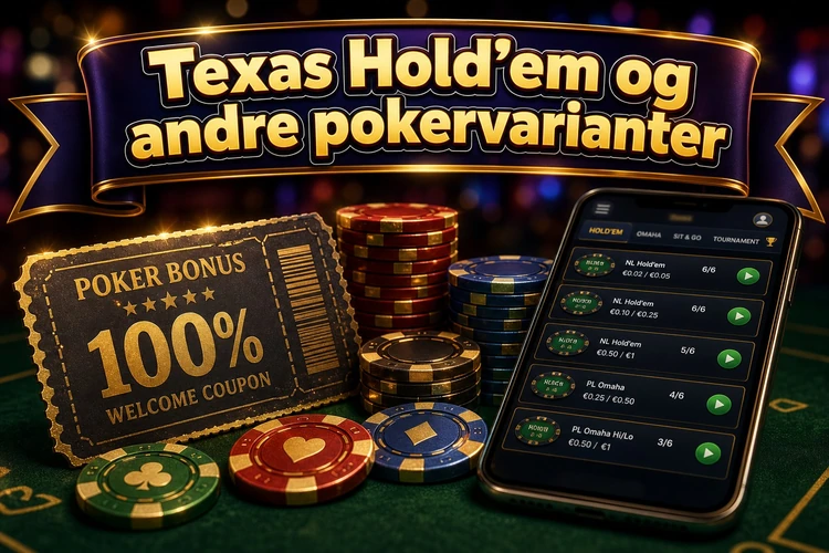 Texas Hold'em og andre pokervarianter